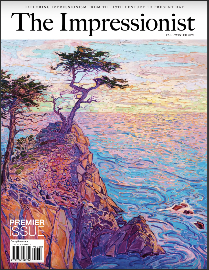 The Impressionist Magazine Read the premier issue of The Impressionist and learn more about the advent of impressionism in Europe, as well as the development of post-impressionism and contemporary impressionism. The authors searched for fascinating and little-known facts about the impressionists, and we hope you enjoy the articles! Contact us for a physical copy of the magazine.
